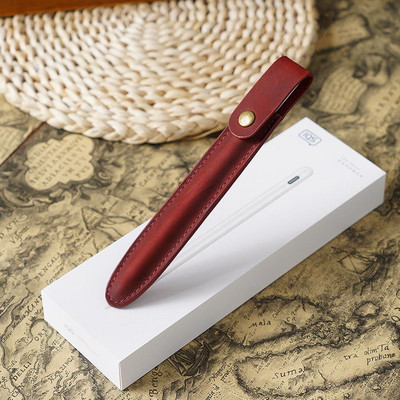 Apple Pencilhez 1/2 tok iPad ragadós tartó táblagéphez érintőceruza toll tok tasak táskák lóbőr védő hüvely borítás