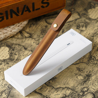 Apple Pencilhez 1/2 tok iPad ragadós tartó táblagéphez érintőceruza toll tok tasak táskák lóbőr védő hüvely borítás
