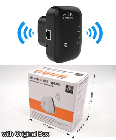 PIXLINK WiFi WiFi Repeater Signal Amplifier 802.11N/B/G Επέκταση εύρους Wi-Fi 300Mbps Network Booster Repetidor WpsEncryption
