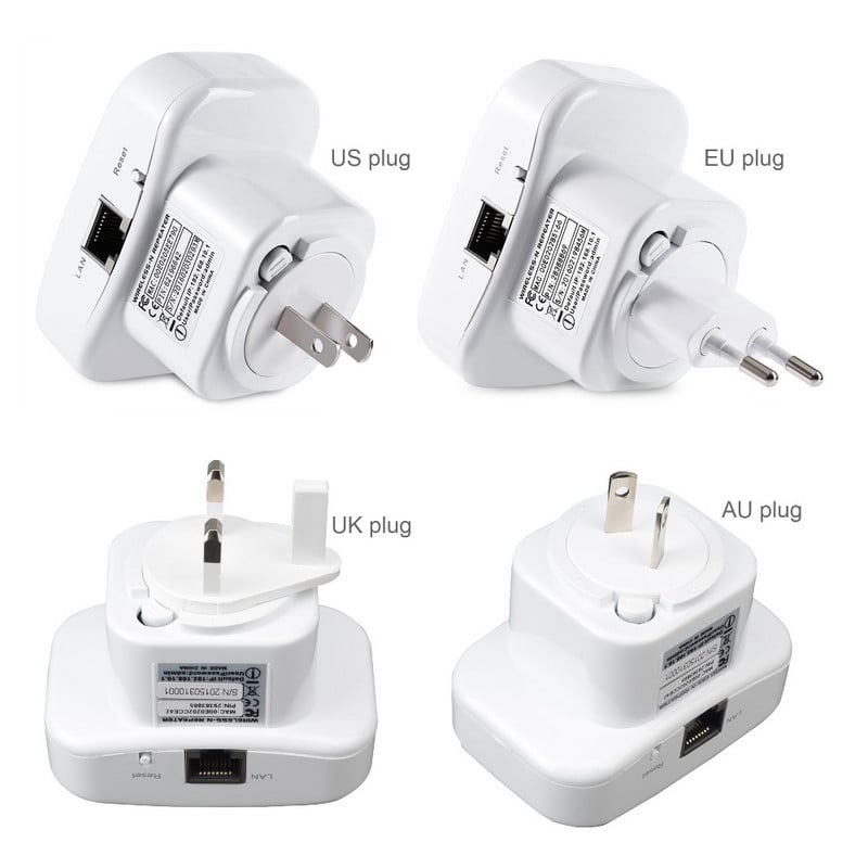 PIXLINK WiFi WiFi Repeater Signal Amplifier 802.11N/B/G Επέκταση εύρους Wi-Fi 300Mbps Network Booster Repetidor WpsEncryption