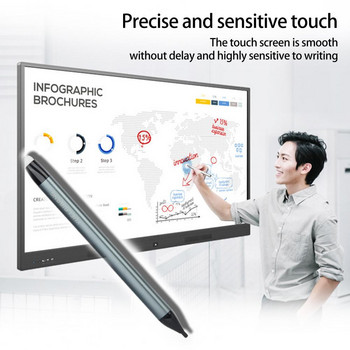 Широко съвместима лека инфрачервена взаимодействаща кондензаторна писалка за рисуване със сензорен екран за смарт телефон