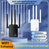 5,8 Ghz Wifi repetitor 1200 Mbps Wifi pojačalo signala Wifi Extender Mrežni Wifi pojačivač 2,4 Ghz bežični Wifi repetitor velikog dometa