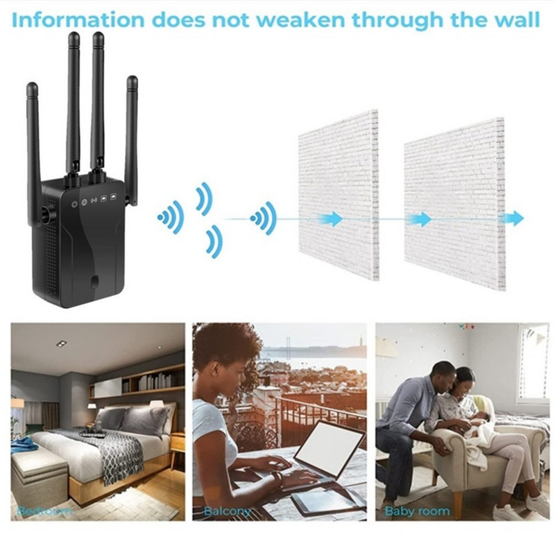BGGQGG M-95B WiFi Repeater Wi-Fi Range Extender 300Mbps Ενισχυτής σήματος 802.11N/B/G Booster Repetidor Wi Fi Reapeter