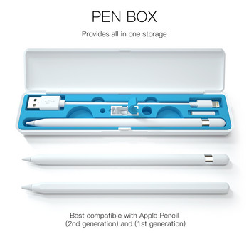 Преносима кутия за съхранение на Apple Pencil за Apple Pencil 1 Case Аксесоари за Apple Pencil за Apple Pencil 2 Case пластмасов капак
