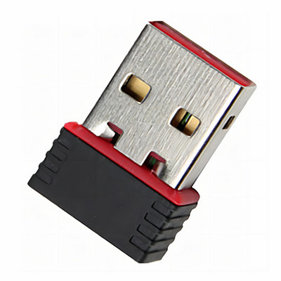 PzzPss WiFi bezvadu tīkla karte USB2.0 150Mbps 802.11 b/g/n LAN adapteris ar grozāmu antenu klēpjdatora datora mini Wi-Fi sargspraudnim