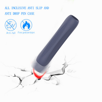 3 τμχ Εργονομική βάση λαβής Soft Silicone Stylus για Apple Pencil 1ης Γενιάς Αξεσουάρ θήκης προστατευτικής θήκης για δέρμα