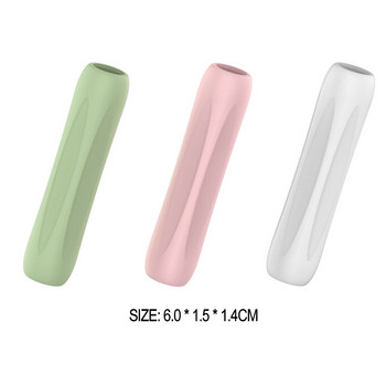 3 τμχ Εργονομική βάση λαβής Soft Silicone Stylus για Apple Pencil 1ης Γενιάς Αξεσουάρ θήκης προστατευτικής θήκης για δέρμα