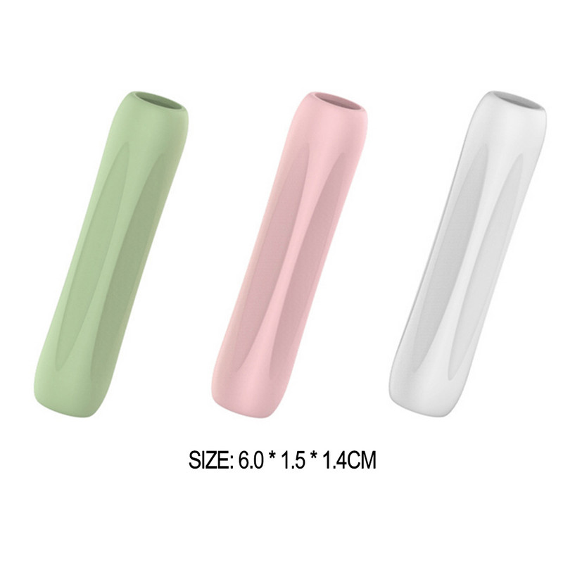 3db Puha szilikon Stylus Ergonomikus markolattartó Apple Pencil 1. 2. generációs bőrvédő hüvelyhez, tokvédő tartozék