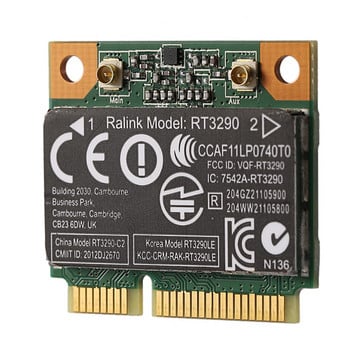 150Mbps 2.4Ghz RT3290 802.11B/G/N безжична Wlan WIFI + Bluetooth BT 3.0 Half Mini PCI-E карта за HP CQ58 M4 M6 4445S DV4