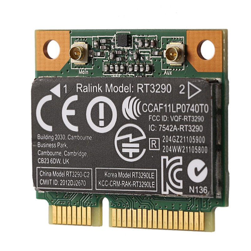 150 Mbps 2,4 Ghz RT3290 802.11B/G/N vezeték nélküli Wlan WIFI + Bluetooth BT 3.0 Half Mini PCI-E kártya HP CQ58 M4 M6 4445S DV4