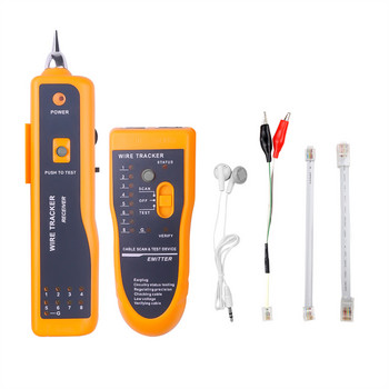 Kebidumei tester Cat5 Cat6 RJ11 RJ45 Εργαλείο παρακολούθησης καλωδίων τηλεφώνου Kit Wire Toner Ανιχνευτής καλωδίου δικτύου LAN Ethernet Line Finder