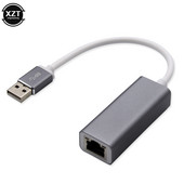 USB eterneto adapterio tinklo plokštė Nemokama tvarkyklė USB į RJ45 mln. LAN tinklo adapterio keitiklio kabelis 100Mbps, skirtas PC Mac