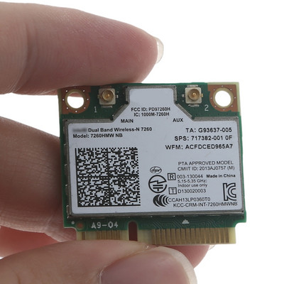 7260NB INTEL 7260HMW NB Κάρτα WIFI MINI PCI-E για φορητό υπολογιστή HP 300M Duan-band Wireless Network Adapter SPS:717382-001 7260