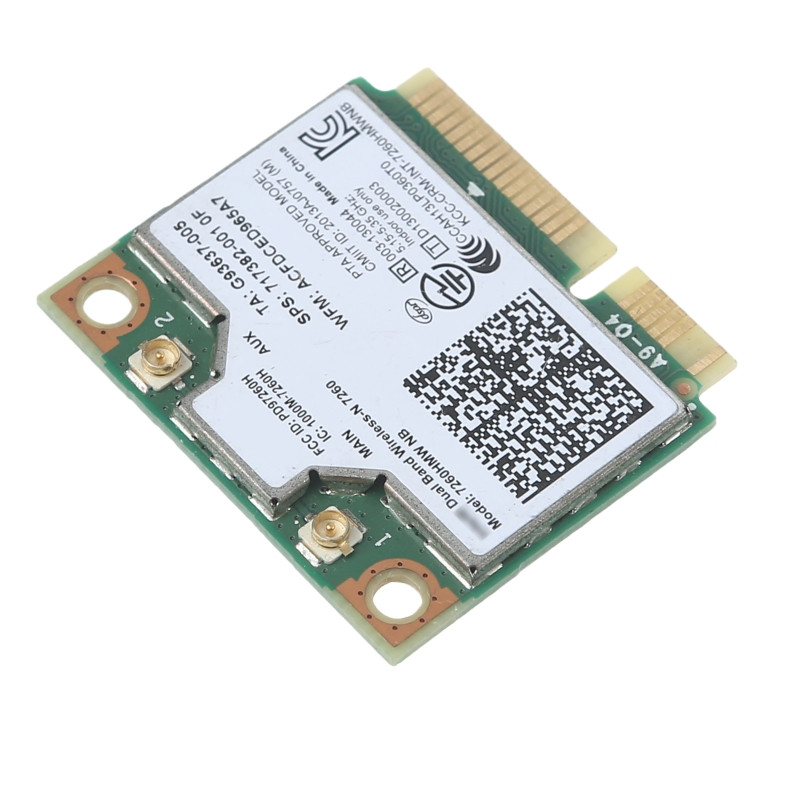 7260NB INTEL 7260HMW NB MINI PCI-E WIFI karte HP klēpjdatoram 300M divjoslu bezvadu tīkla adapteris SPS:717382-001 7260