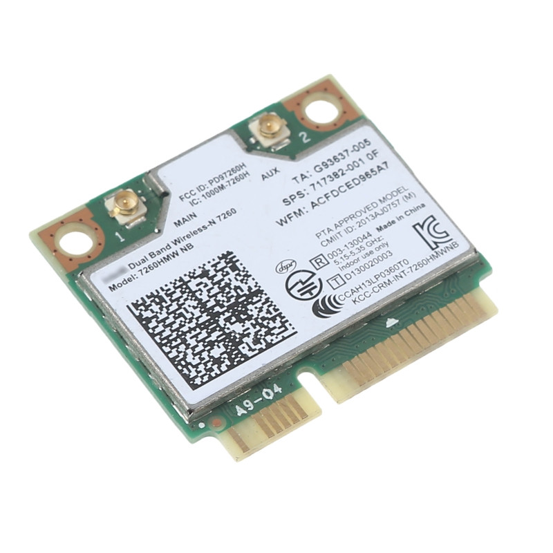 7260NB INTEL 7260HMW NB MINI PCI-E WIFI karte HP klēpjdatoram 300M divjoslu bezvadu tīkla adapteris SPS:717382-001 7260