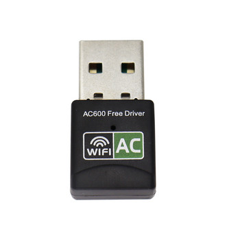 Προσαρμογέας USB WiFi 600Mbps USB Ethernet WiFi Dongle 5Ghz Lan USB Wi-Fi Προσαρμογέας υπολογιστή κεραία Wi-Fi Δέκτης AC Κάρτα ασύρματου δικτύου