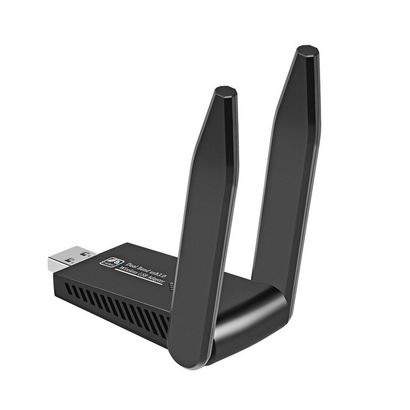 1300Mbps WiFi USB 3.0 adapter 2,4GHz és 5GHz kétsávos Wi-Fi vevő PC asztali laptophoz vezeték nélküli hálózati kártya