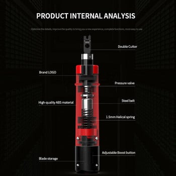 Punch Down Tool, AMPCOM 110 Type keystone jack Impact Tool Инструменти за вмъкване на клеми с ножово съхранение за Ethernet кабел