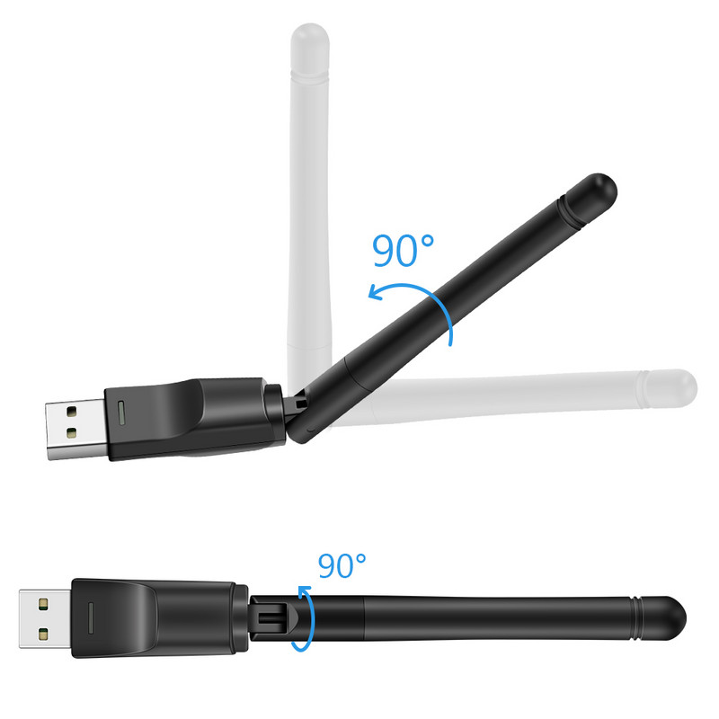 USB 2.0 wifi adapter 802.11n/g/b usb wifi usb ethernet TECHKEY wifi antenna 150Mbps wifi dongle chromecast PC-hez usb lan