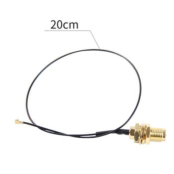 2x8Dbi Dual Band M.2 IPEX MHF4 U.fl 20cm 30cm Καλώδιο σε Σετ κεραίας WiFi Pigtail RP-SMA για κάρτα Intel AX210 AX200 9260 9560 NGFF