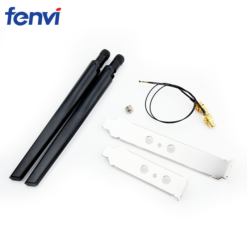 2x8Dbi Dual Band M.2 IPEX MHF4 U.fl 20cm 30cm Cablu la set de antenă WiFi RP-SMA Pigtail pentru card Intel AX210 AX200 9260 9560 NGFF