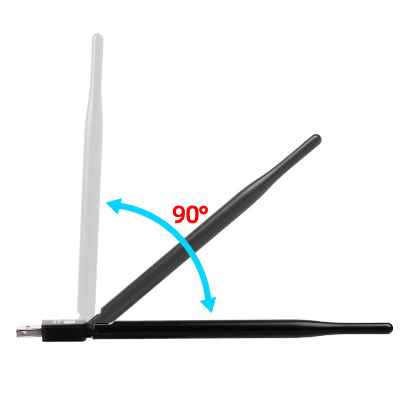 Vezeték nélküli hálózati kártyaadapter 600 Mbps USB WIFI Bluetooth vezeték nélküli Wi-Fi antenna kétsávos ingyenes illesztőprogram Windows operációs rendszerhez