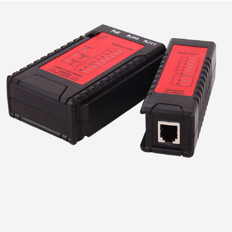 Noyafa NF-468PF POE tester Detekcija Standardni LAN mrežni kabel Test kontinuiteta RJ11 RJ45 LED svjetlo