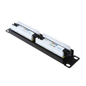 GL-4013 12 portos csavart érpárú patch panel 10 hüvelykes Cat6 hálózati falra szerelhető felületi patch panel 4 csavarral