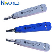 Kit de instrumente de perforare portabil KRONE LSA-Plus, 3 buc., cu senzor pentru cablu telefonic de telecomunicații RJ11, Ethernet, LAN, rețea, Cat5, cablu RJ45