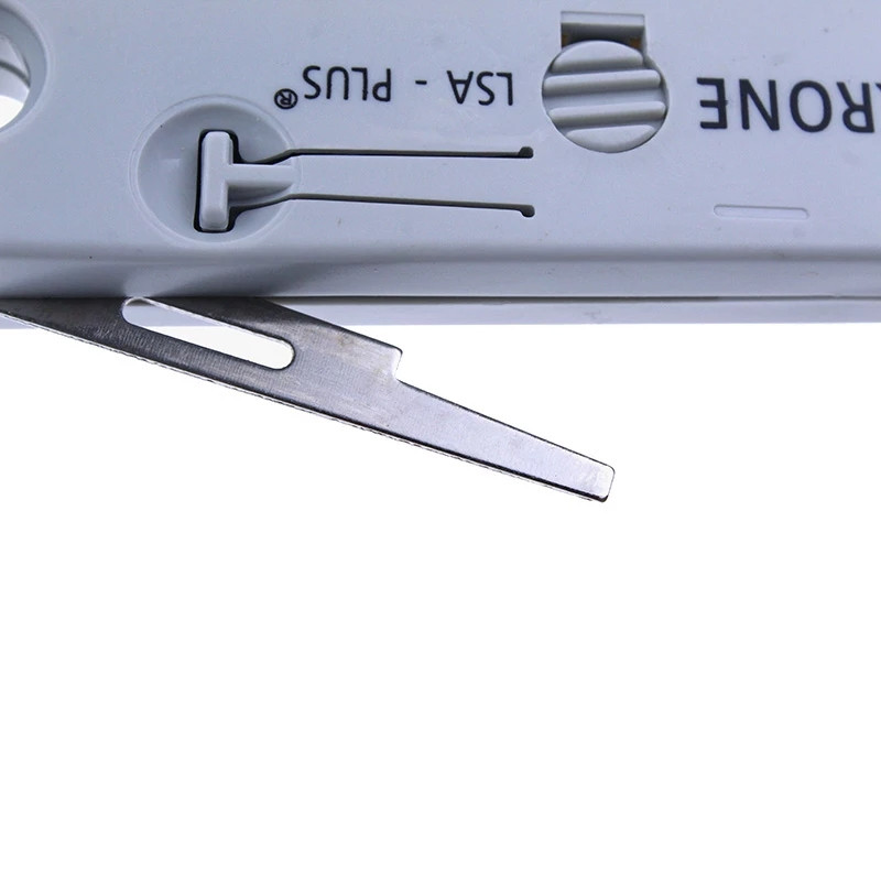 Kit de instrumente de perforare portabil KRONE LSA-Plus, 3 buc., cu senzor pentru cablu telefonic de telecomunicații RJ11, Ethernet, LAN, rețea, Cat5, cablu RJ45