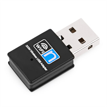 LccKaa Мини безжичен USB Wifi адаптер 802.11N 150/300Mbps USB 2.0 приемник Dongle Мрежова карта за настолен лаптоп Windows MAC