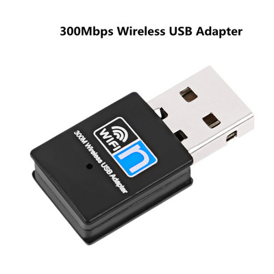 LccKaa Mini Wireless USB Wifi Adapter 802.11N 150/300Mbps USB 2.0 Receiver Dongle hálózati kártya asztali laptophoz Windows MAC