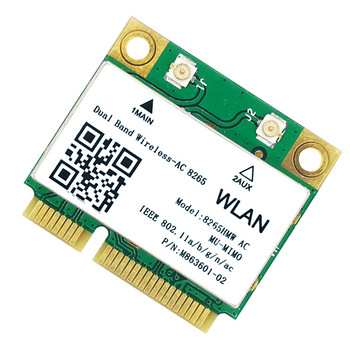 Νέο ασύρματο AC 8265 για Intel 8265HMW 2.4G/5G 802.11ac 867Mbps Bluetooth 4.2 8265AC MINI PCI-E Κάρτα δικτύου WIFI για Win7 8 10