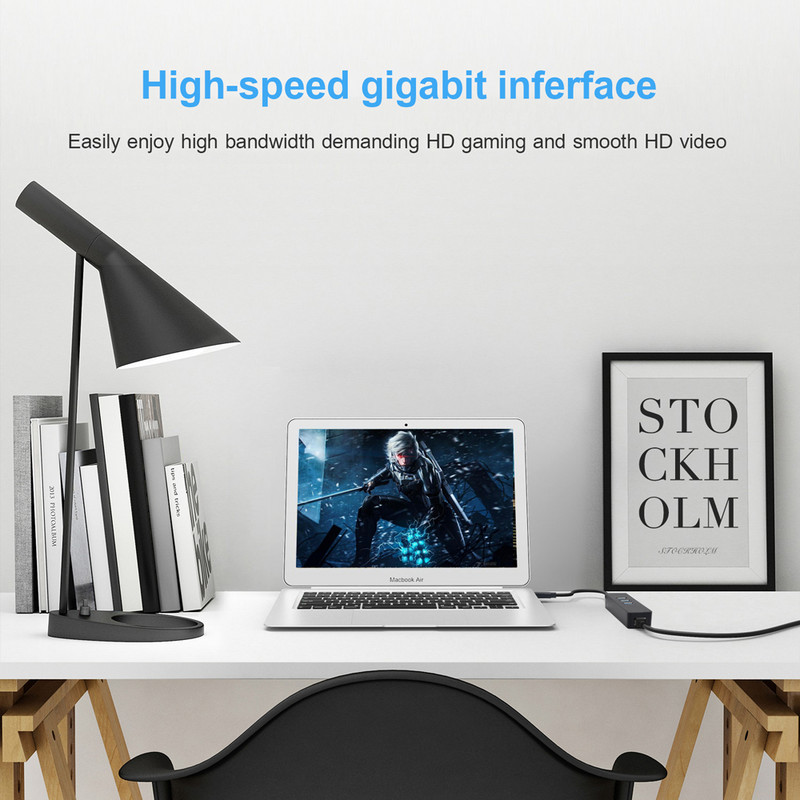 USB 2.0 3.0 USB Typc C Rj45 Lan Ethernet адаптер Мрежова карта към RJ45 Lan Ethernet адаптер за компютър Macbook Windows 10 лаптоп