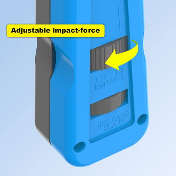 Инструмент Hoolnx Impact 110 Punch Down с кабелна кука, увеличено място за съхранение на ножове за ножове 110/66, инструменти за поставяне на клеми RJ45