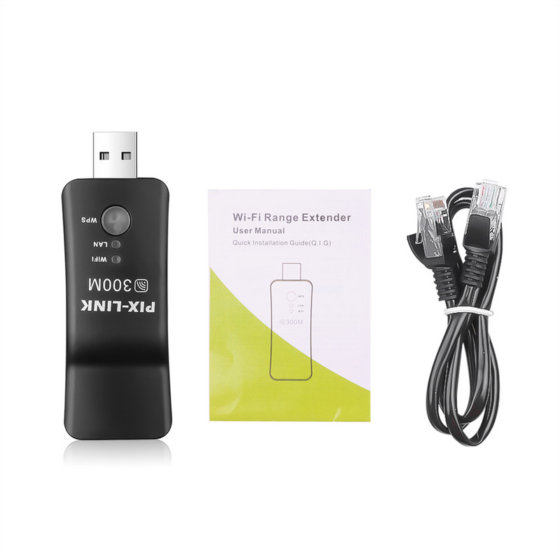 Kebidu vezeték nélküli USB univerzális 300Mbps Wifi adapter Rj-45 port Ethernet hálózati híd átjátszó kliens új Smart TV-hez