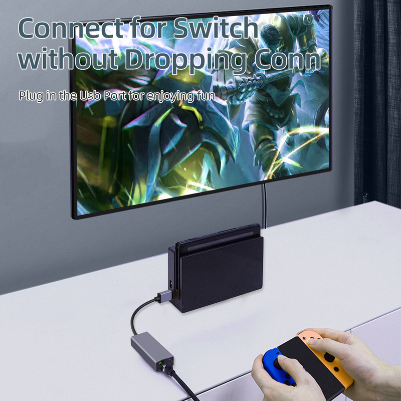 USB 3.0 žičani 10/100/1000Mbps USB Typc C na Rj45 Lan Ethernet adapter Mrežna kartica USB HUB za Nintendo Switch PC Macbook Laptop