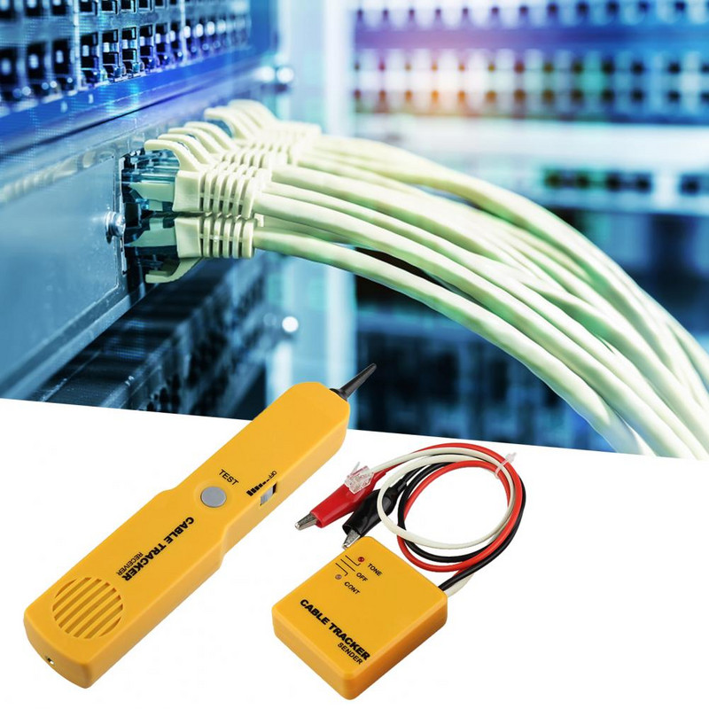 RJ11 kabelių sekimo priemonė, aiškus žymėjimas, profesionalus laidų identifikavimo linijos ieškiklis telefono sistemų tinklo kabelių testeris
