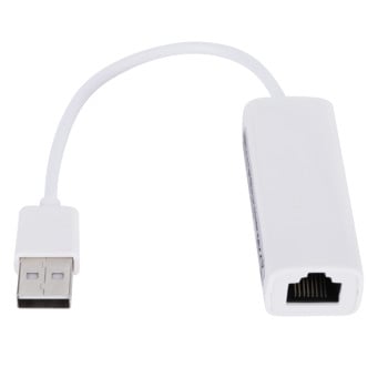 Grwibeou USB 2.0 към RJ45 мрежова карта 10/100Mbps USB Lan RJ45 мрежова карта USB към Ethernet адаптер за компютър лаптоп Windows 7 8 10