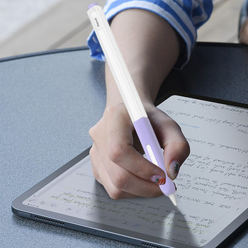 Защитен калъф за Apple Pencil Силиконов калъф за молив Държач Прозрачен стилус Таблет Touch Pen Връх Защита против надраскване