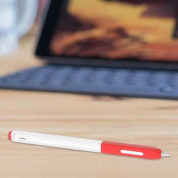 Защитен калъф за Apple Pencil Силиконов калъф за молив Държач Прозрачен стилус Таблет Touch Pen Връх Защита против надраскване