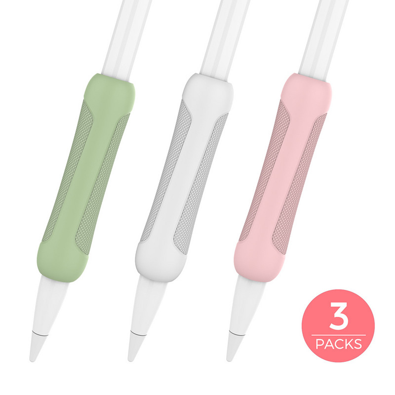 3-dielne ochranné puzdro, nárazuvzdorné, protišmykové, ochranné, proti poškriabaniu, pre Apple iPad Pencil Gen 1/2 Stylus Pen