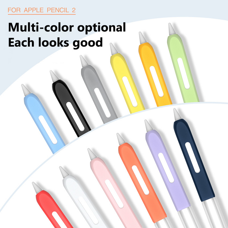 Tablet Touch Pen Stylus Protector Apple Pencil 2 tokhoz Puha védőtok iPad Stylus Penhez