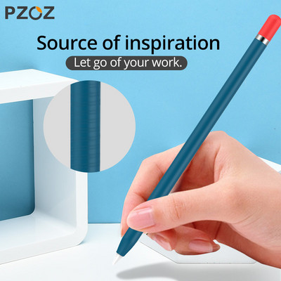 PZOZ For Apple pencil 1 κάλυμμα θήκης Universal Colorful για iPad Αντιολισθητική προστασία σιλικόνης
