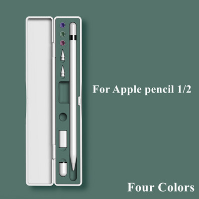 За калъф Apple pencil 2 За Apple Pencil 1nd Gen Storage Box touch tablet pen Аксесоари Преносим калъф за пътуване с твърда корица