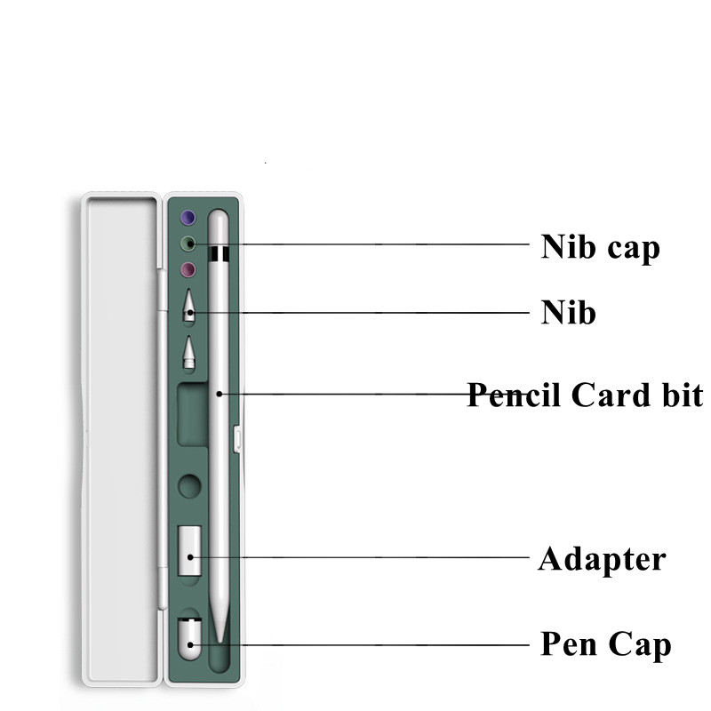 Za Apple Pencil 2 torbica Za Apple Pencil 1nd Gen Storage Box Touch Tablet Pen Dodaci Prijenosna putna torbica s tvrdim koricama