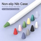 Apple Pencil 1 ir 2 of 8 PCs antgalis Silikoninis dangtelis Planšetinis kompiuteris Planšetinis kompiuteris iPad priedai