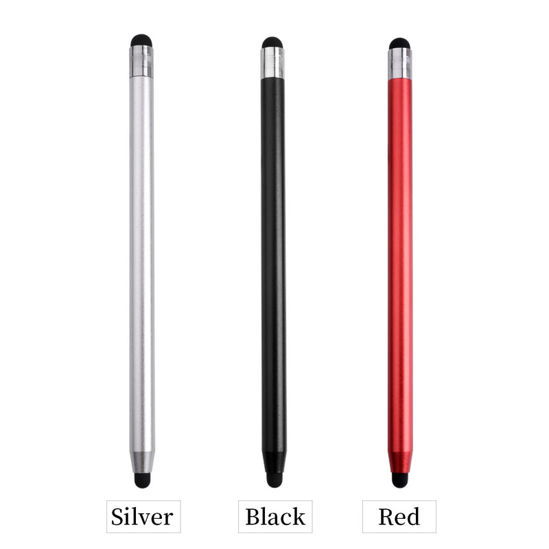 Fém kapacitív toll Huawei Tablet M6 Android Apple Mobiltelefon Univerzális Stylus Szilikon Gumivég iPad Stylushoz
