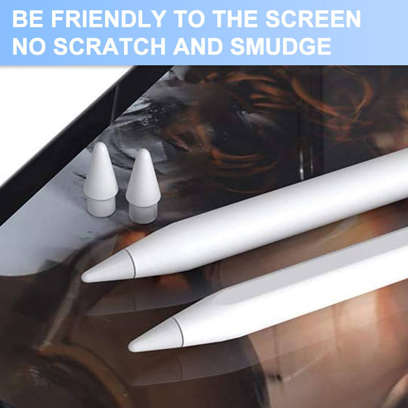 2 DB cserehegy Apple Pencilhez, iPad ceruzacsúcs, kompatibilis az Apple Pencil 1. és 2. generációs Stylus toll hegyével