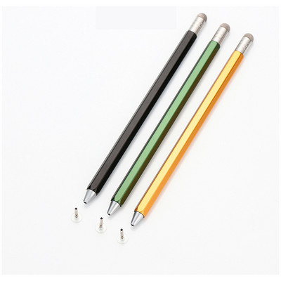 MAGCLE 2 in 1 Disc Fiber Stylus Pen kapacitatīvā sakausējuma rotācijas skārienpildspalva IOS Android tālruņiem Planšetdators iPhone 12 Samsung